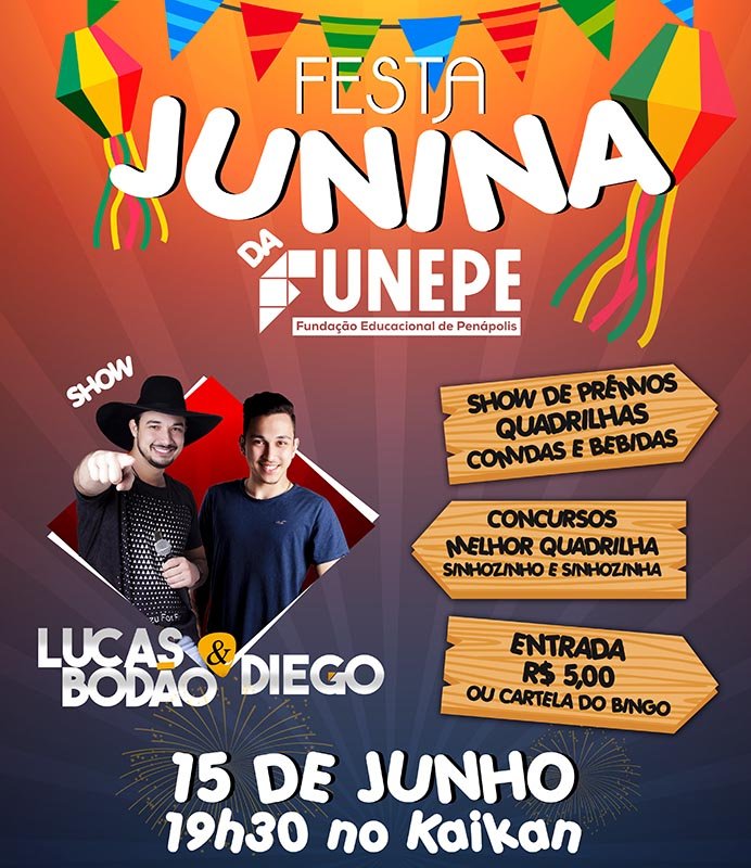 Funepe promove Festa Junina na sexta-feira