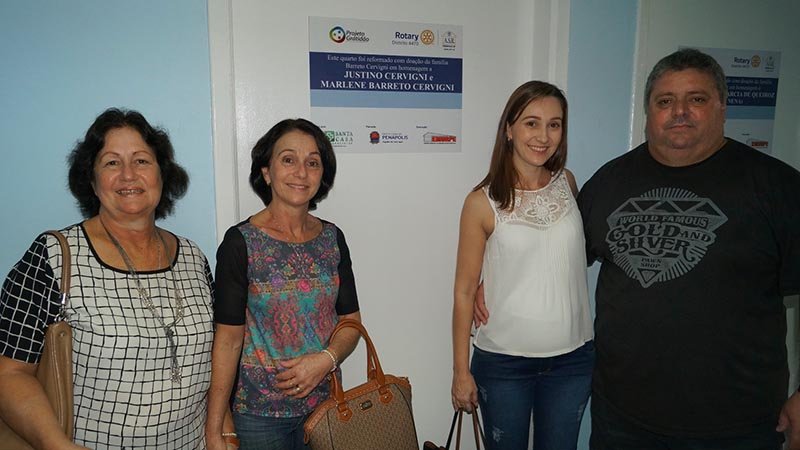 Emoção marca entrega de novos quartos reformados na Santa Casa