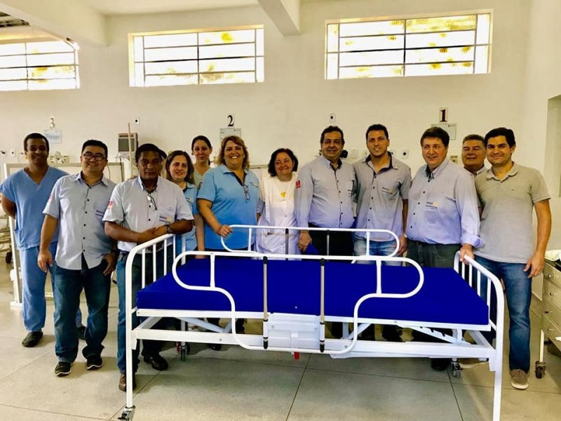 Rotary XV de Março faz doação de camas para a Santa Casa