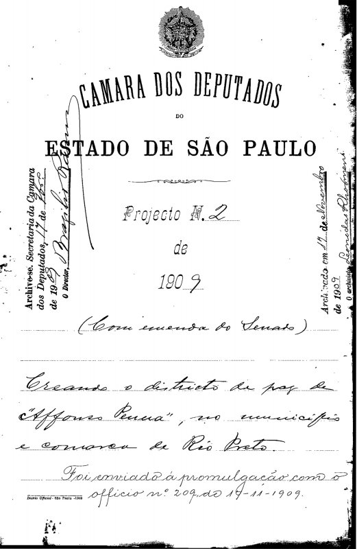 Início: Documentos raros e arquivos revelam a história de Penápolis