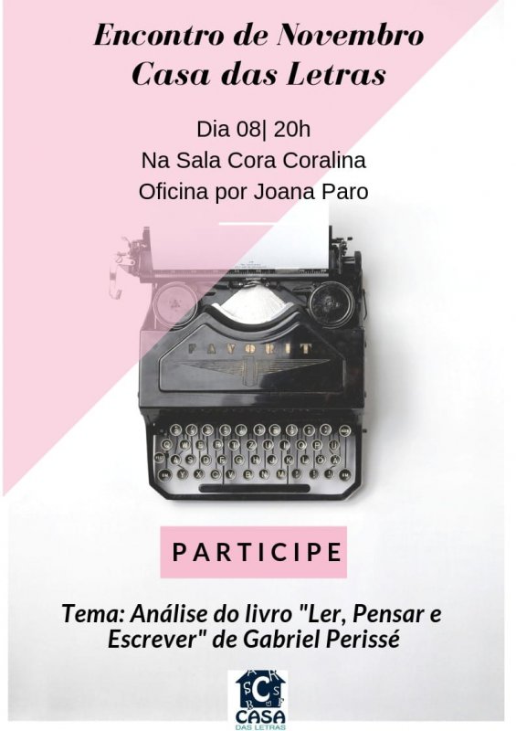 Grupo Casa das Letras convida para encontro nesta noite
