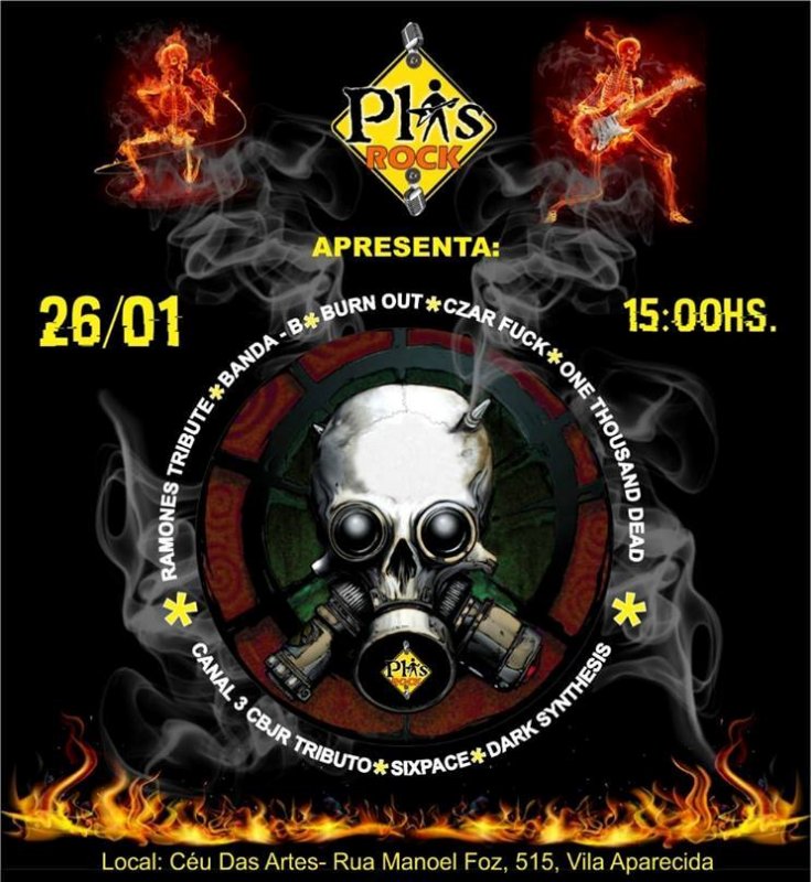 Bandas de rock se apresentam hoje em festival no Ceu das Artes