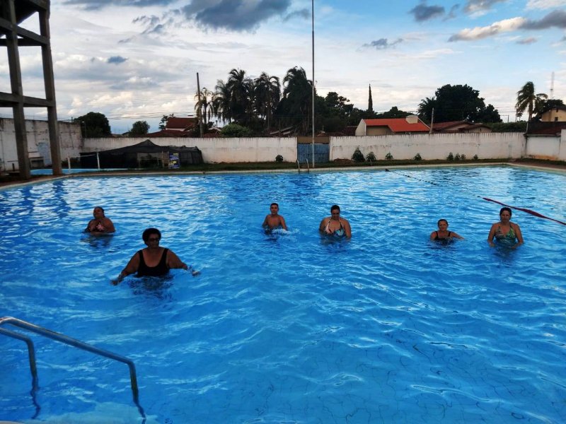 Parque Aquático também oferece hidroginástica