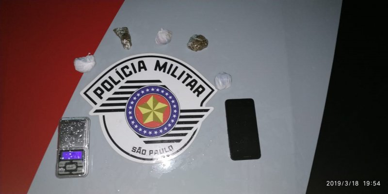 Estudante é preso por tráfico no Jardim do Lago