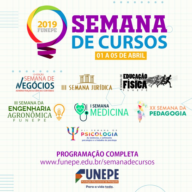 Começou ontem a Semana de Cursos da Funepe