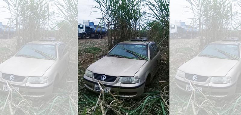 Plantão Policial: Carro furtado é encontrado em canavial