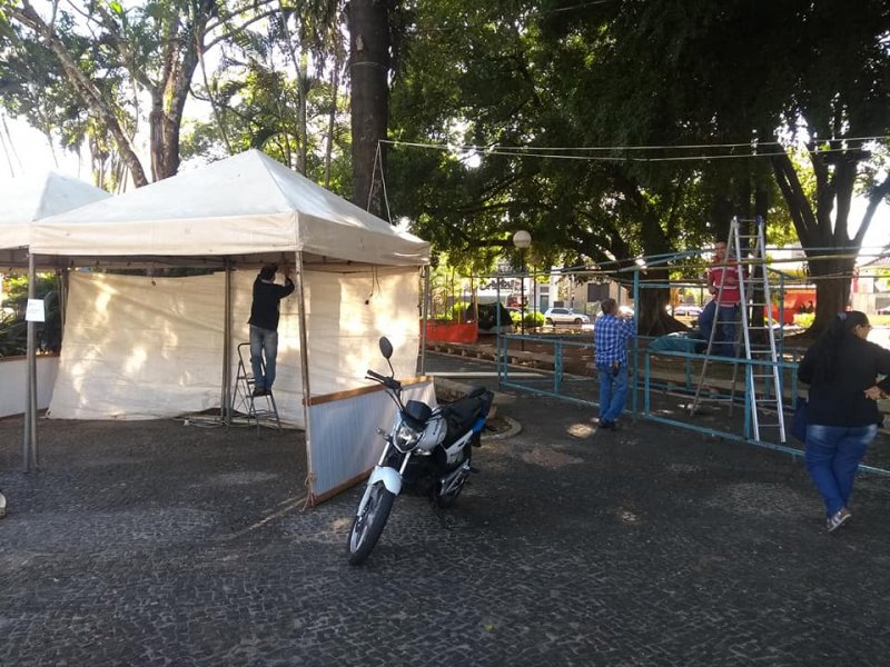 Começa hoje a Festa Junina na Praça Carlos Sampaio
