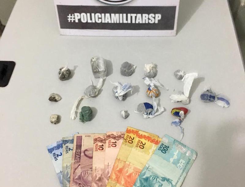Ajudante é preso por tráfico de drogas na Vila Aparecida