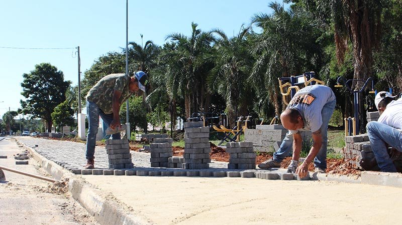 Avançam obras da nova pista de caminhada do Parque Santa Leonor