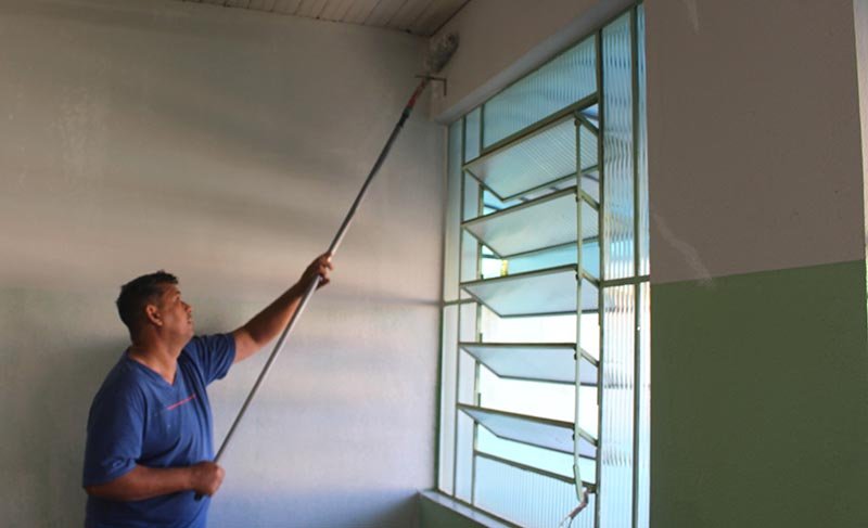 Obras: Prefeitura executa reparos e manutenção de escolas
