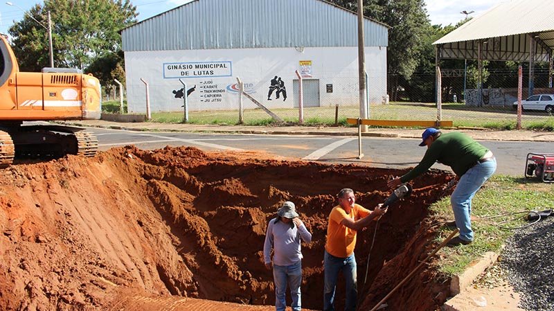 Secretaria de Obras executa melhorias para drenagem urbana