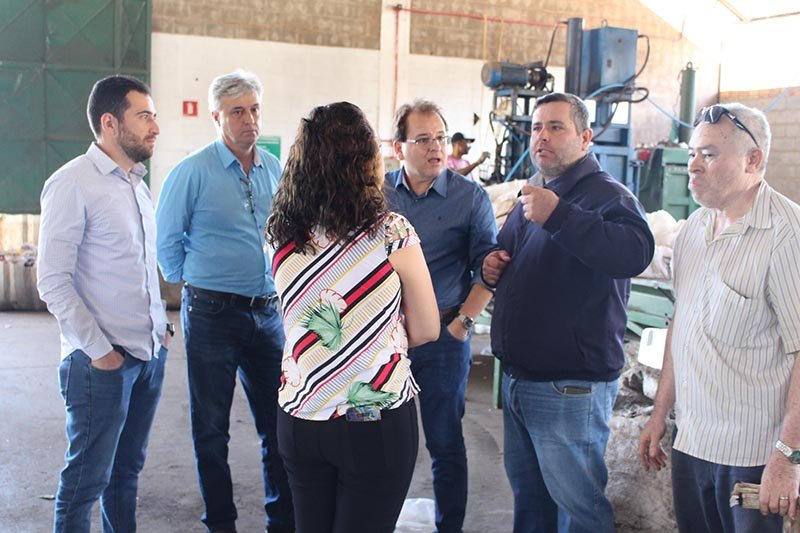 Coleta Seletiva: Comitiva de Saltinho faz visita técnica na Corpe