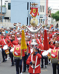 Festa: Banda de Fuzileiros Navais emociona público penapolense