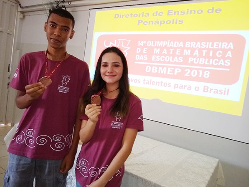 Alunos são premiados com medalhas da OBMEP