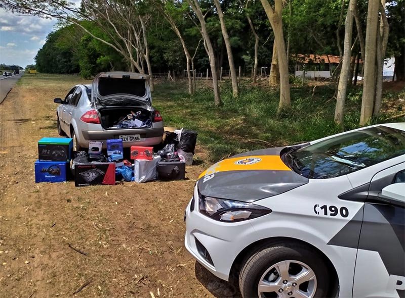 Polícia Rodoviária flagra contrabando em rodovia