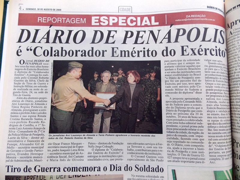 DIÁRIO: 30 anos de histórias e conquistas em Penápolis