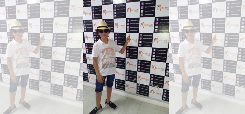 Com apenas 12 anos, penapolense já trilha carreira de modelo fotográfico