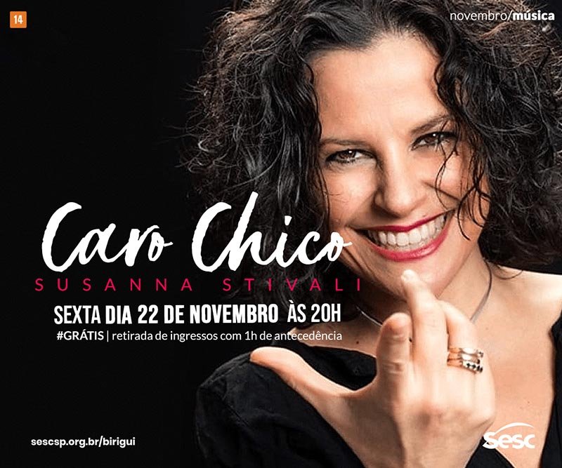 Sesc Birigui - Um tributo a Chico Buarque em italiano