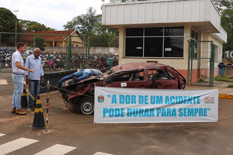 Trânsito: Prefeitura e Midori realizam ação de conscientização