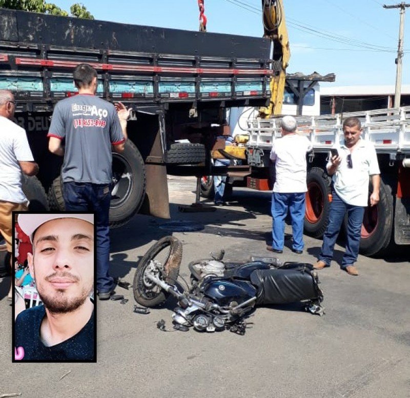 Acidente mata entregador no Parque Industrial