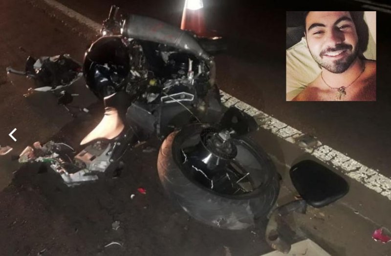 Advogado morre após ter moto arrastada por caminhão