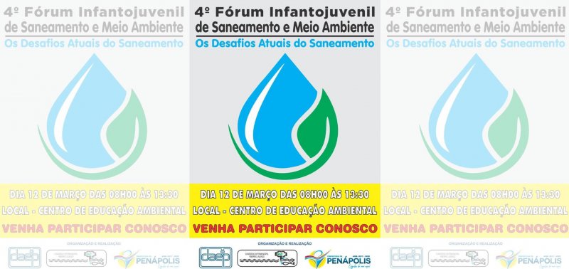 Fórum Infantojuvenil do Meio Ambiente acontece amanhã em Penápolis