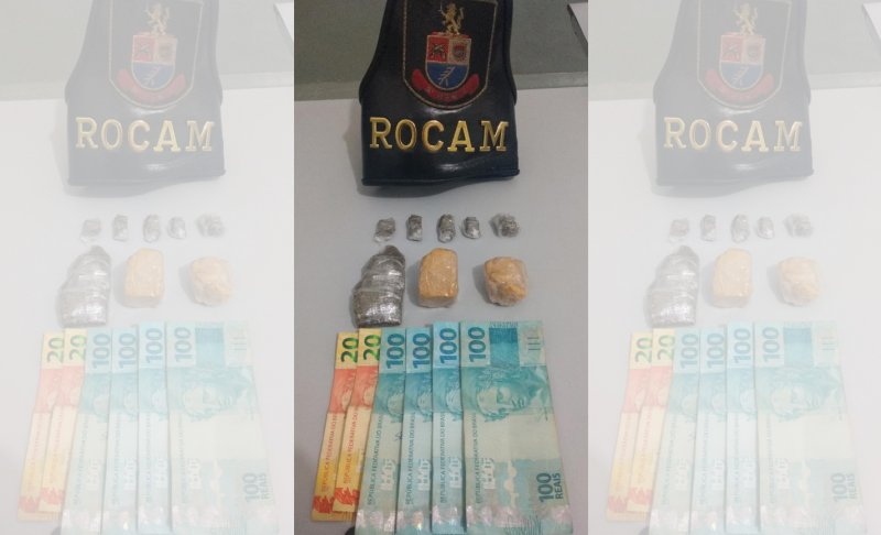 Rocam prende acusado de tráfico no Pereirinha