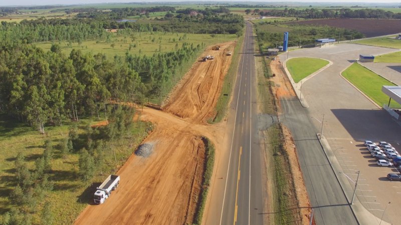 Obras da rotatória: Acesso ao Greenville será exclusivo pela Estrada do Mineiro