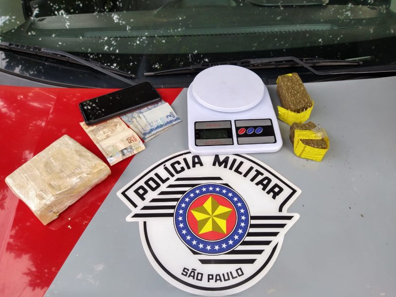 Atendente é preso com drogas na Vila Aparecida