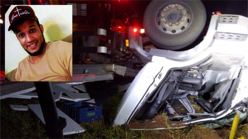 Autônomo morre após acidente com caminhão em rodovia