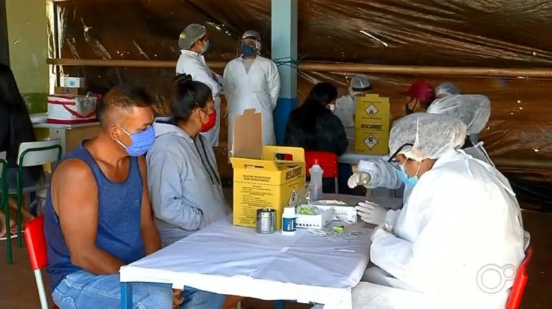 Comunidade Icatú: Indígenas passam por teste da Covid-19 em Braúna