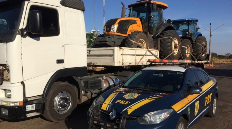 Plantão: Tratores roubados em Cafelândia são recuperados