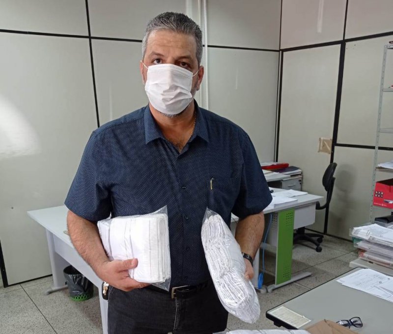 Unidades de saúde e assistência social recebem máscaras para distribuição