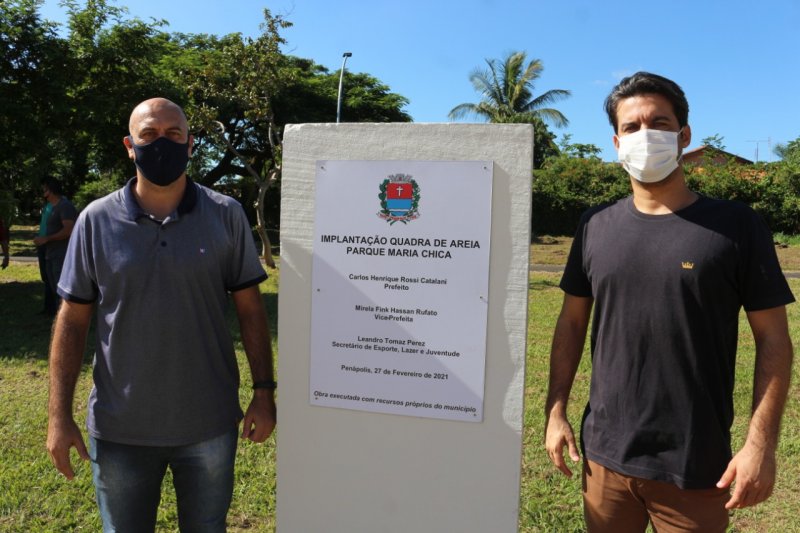 Parque Maria Chica: Quadra de areia é entregue à comunidade 