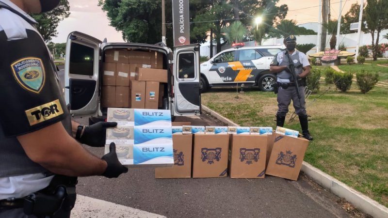 Motorista é preso pelo TOR com cigarros contrabandeados