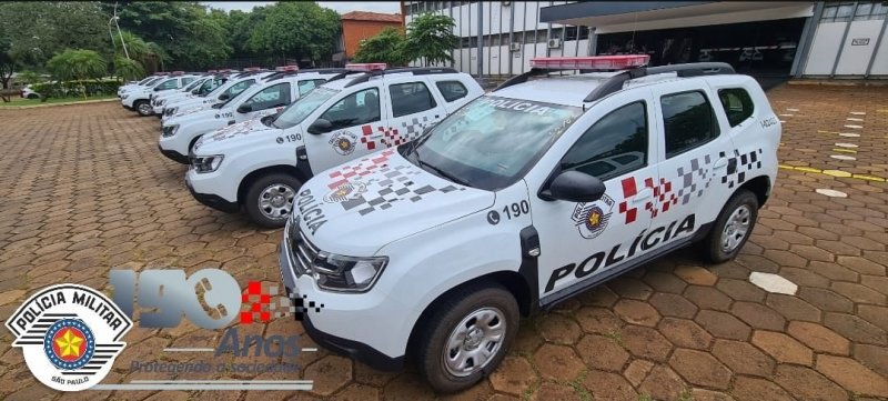 Polícia Militar tem reforço na frota com novas viaturas