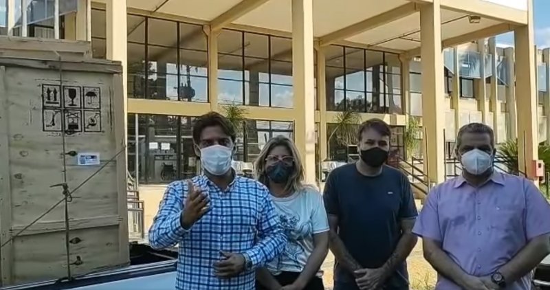 Reforço na saúde: Respiradores adquiridos pela prefeitura são entregues