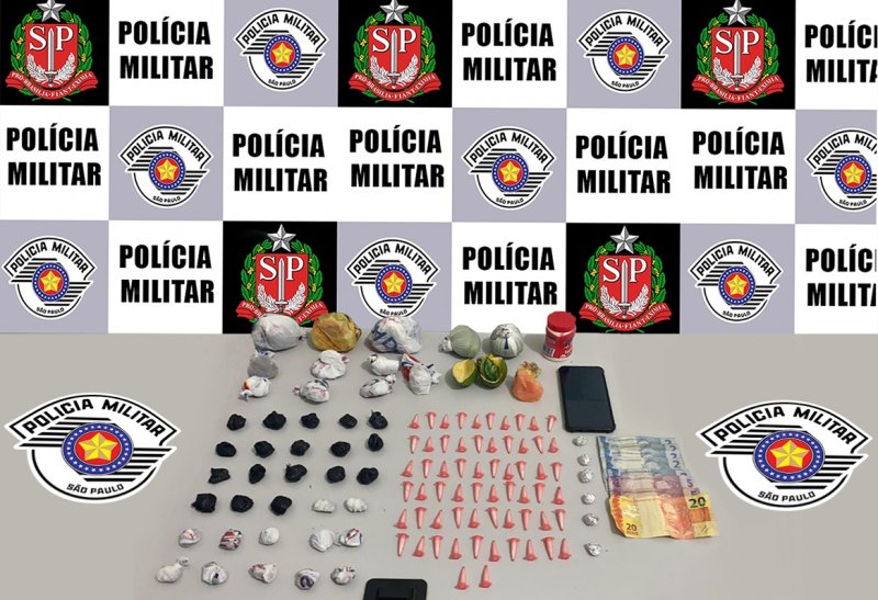 Desempregado é preso por tráfico no Jardim Morumbi