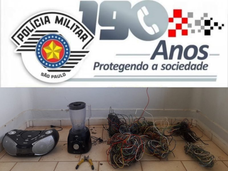 Ajudante é preso furtando objetos em creche