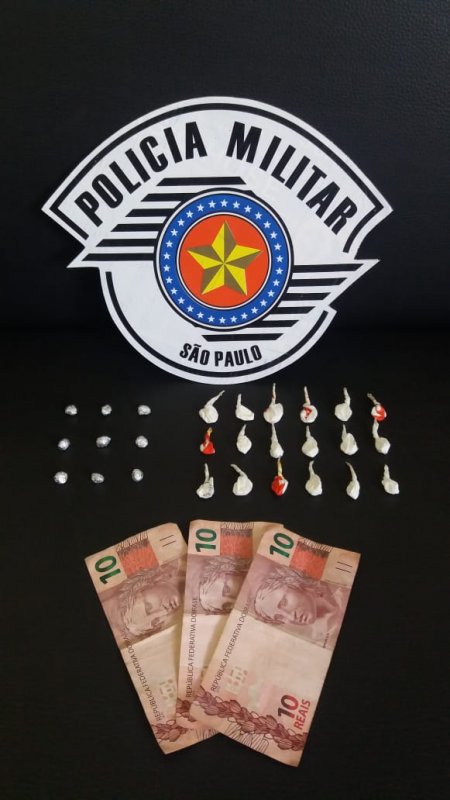 Ajudante é preso por tráfico no Jardim Pevi