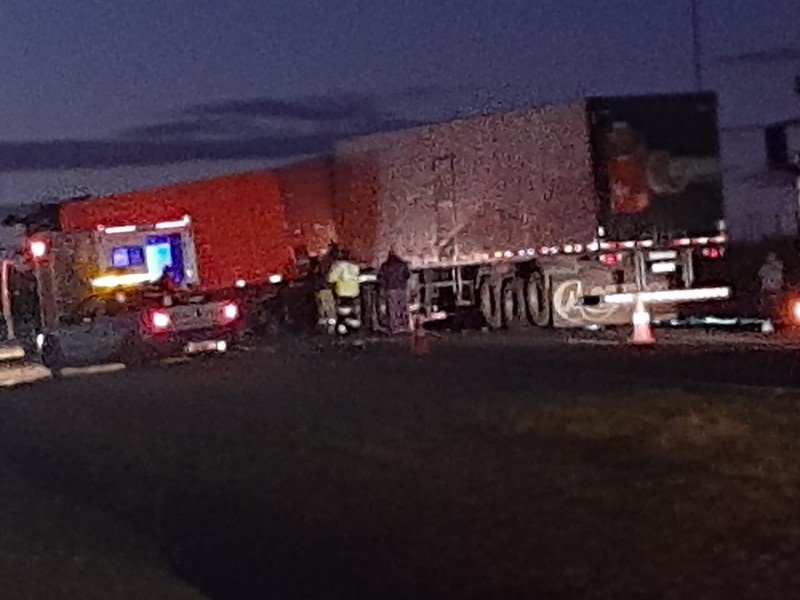 Motorista fica ferido em acidente na Rondon