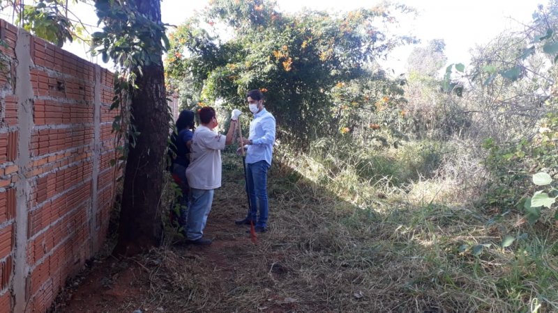 Ação de orientação e limpeza no Residencial Marco Guerreiro