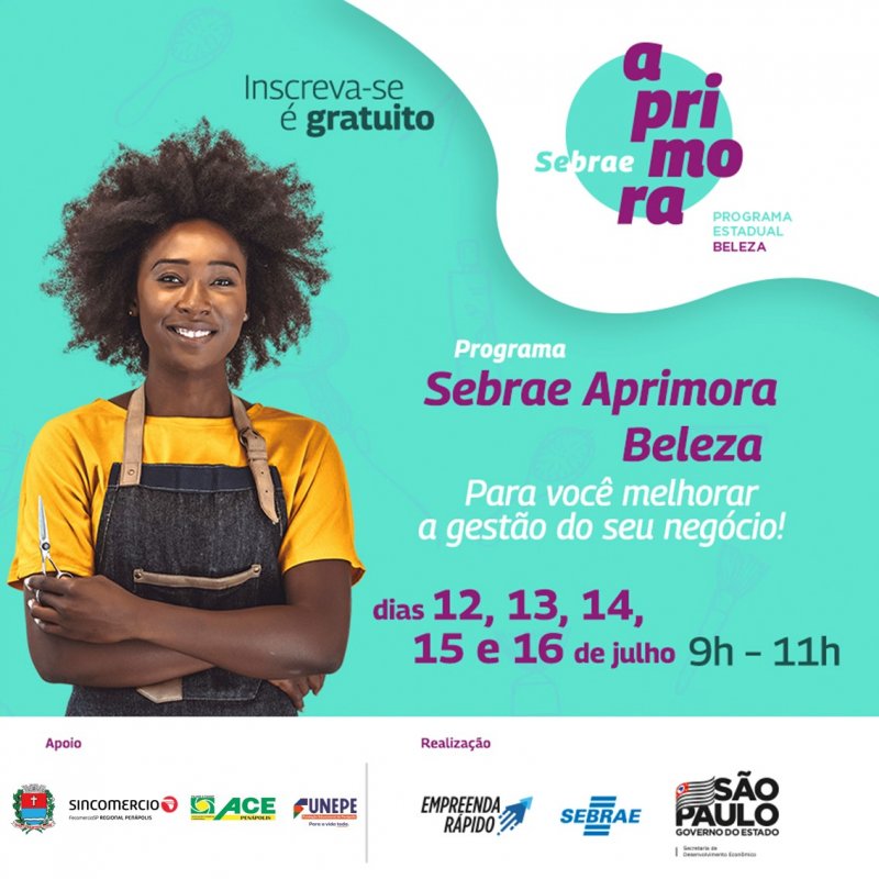 Sebrae oferece capacitação gratuita 