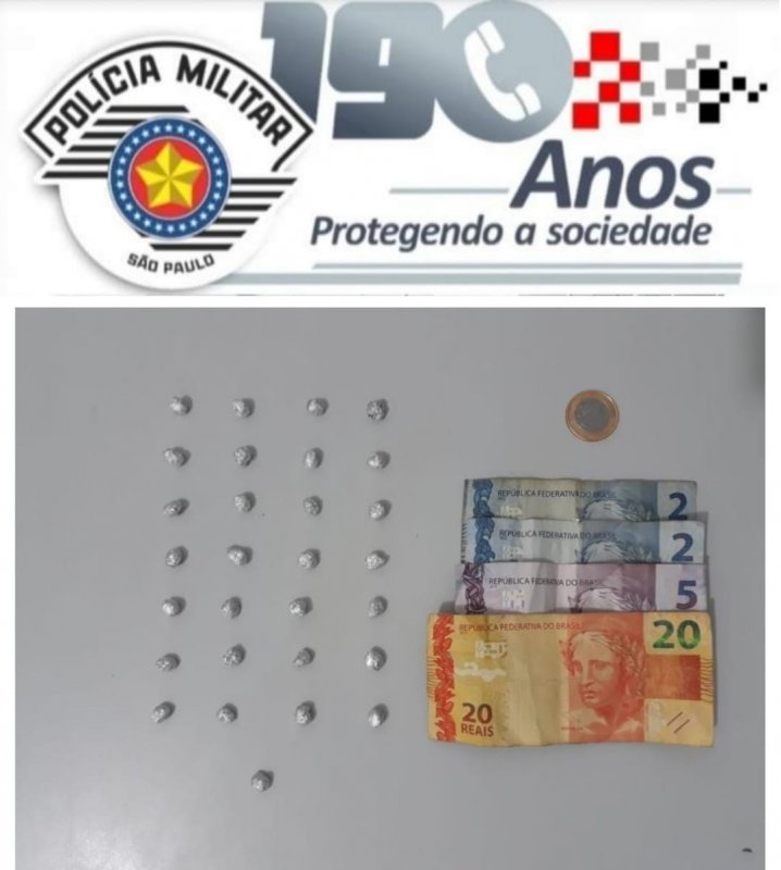 Desempregado é preso por tráfico na Vila Aparecida