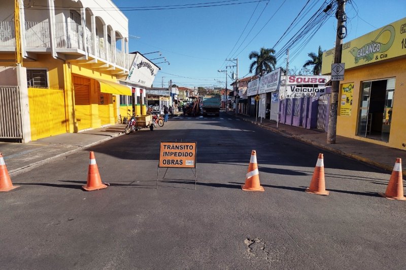 Trecho da rua Amazonas é interditado 