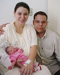 Mariana é o primeiro bebê do ano