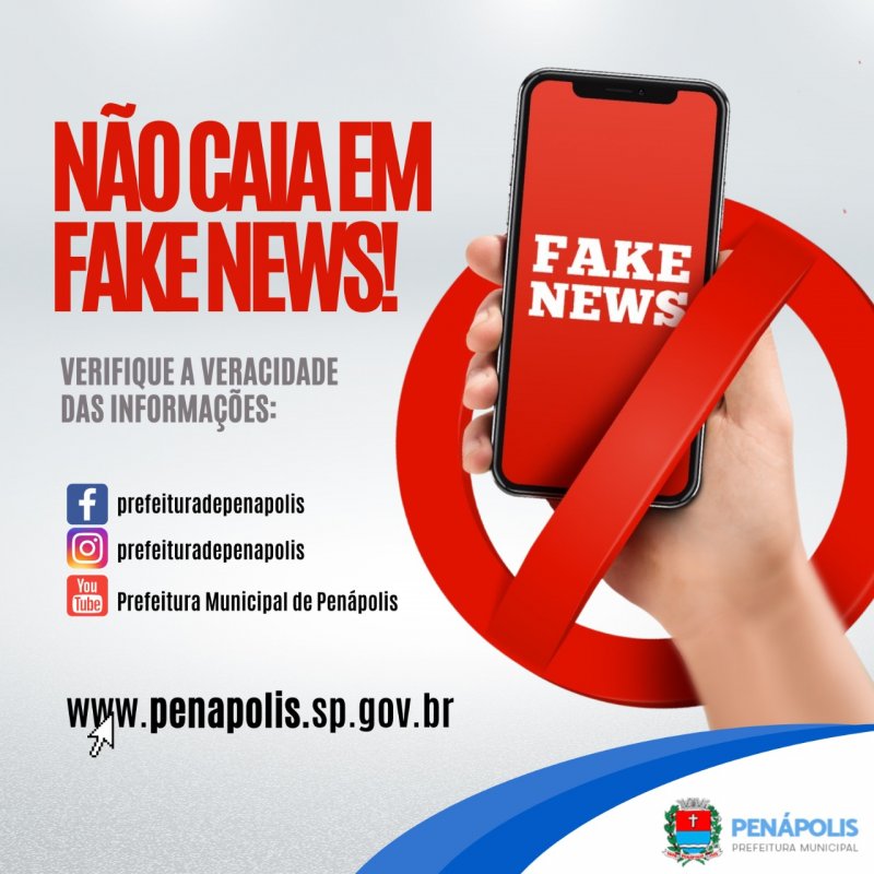 Prefeitura de Penápolis lança cartilha contra Fake News 