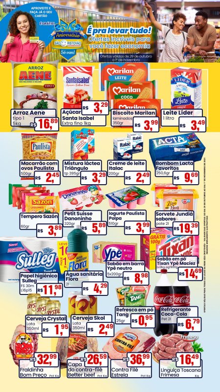 OFERTAS DESTE FIM DE SEMANA DO SÃO CRISTÓVÃO SUPERMERCADOS - 29/10 a 01/11