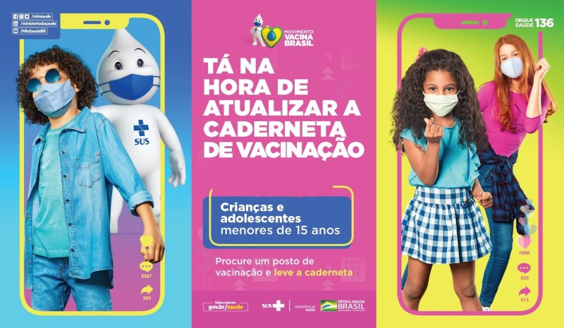Campanha de Multivacinação é prorrogada até dia 30 de novembro 