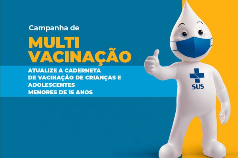 Campanha de Multivacinação para atualização da carteirinha termina nesta terça-feira